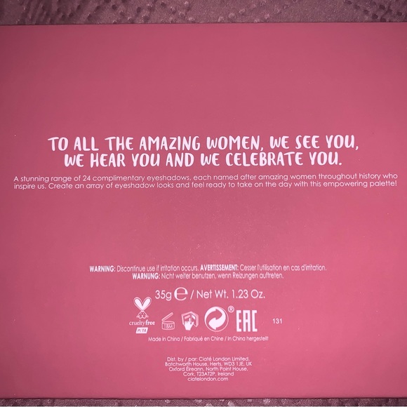 Ciate London I Am A Woman What's Your Super Power Eye Shadow Palette 24 Piece - Picture 5 of 7